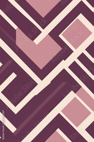 Fototapeta Vector of a geometric abstract background.