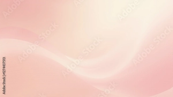 Fototapeta Elegant, smooth, gradient, rose, abstract, background, minimalism.