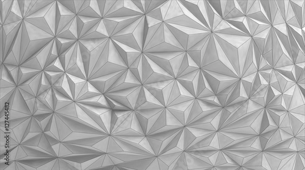 Fototapeta Vector architectural geometric background with painting style