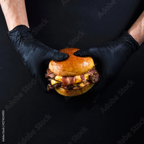Obraz hamburger 