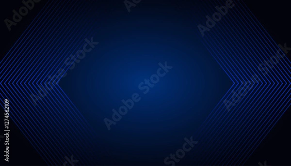 Obraz Futuristic Abstract Digital Design: Modern Business, Technology, Innovation, Gradient Graphics, Cyber Networking, Sleek Branding Aesthetic Trends