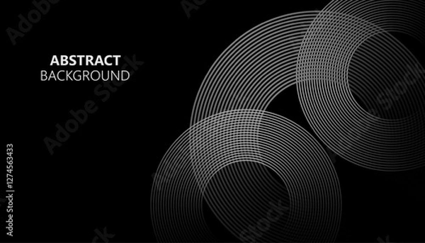 Obraz Futuristic Abstract Digital Design: Modern Business, Technology, Innovation, Gradient Graphics, Cyber Networking, Sleek Branding Aesthetic Trends