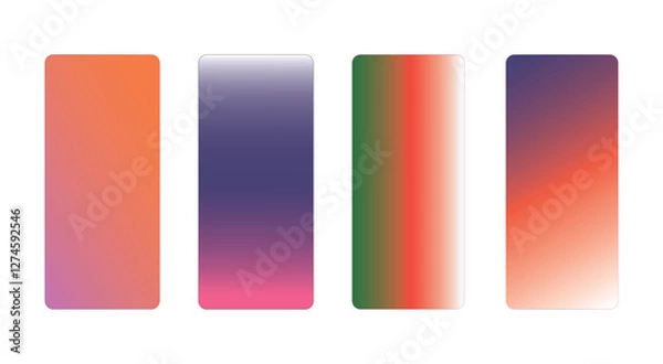 Obraz Abstract background with soft blurred texture, modern artistic gradient, smooth color blend, dreamy aesthetic backdrop, creative design template