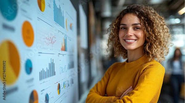 Obraz Business development team conducting market to identify niche markets and target customer segments