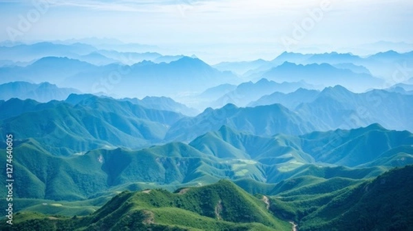 Fototapeta mountain landscape with mountains