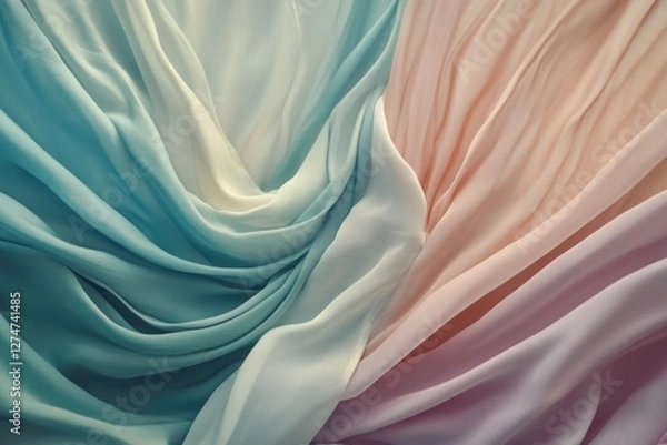 Obraz Colorful abstract fabric background.