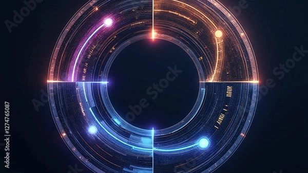 Obraz Quadrant Space Portal