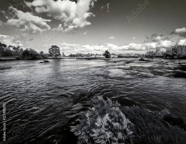 Fototapeta B&W Waters Timeless Scenes