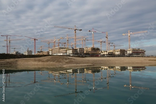 Obraz Plac budowy seestadt aspern