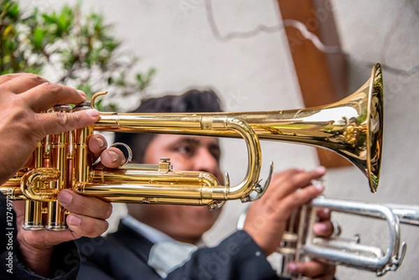 Obraz Mariachi Musical performer at the 5th of May celebration (cinco
