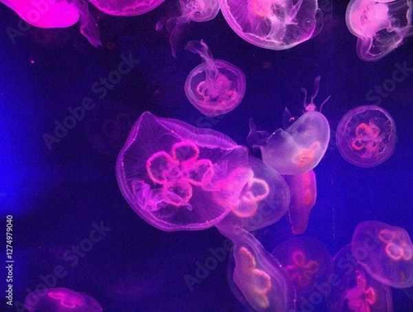 Obraz Pink Jellyfish