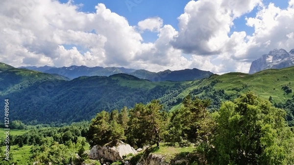 Obraz Amazing Caucasus mountains.