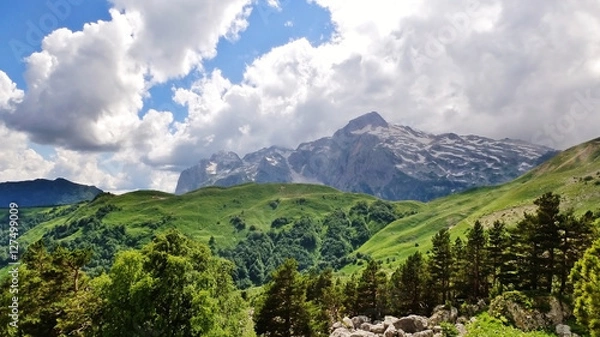Obraz Amazing Caucasus mountains.
