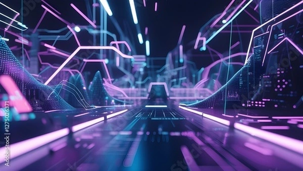 Obraz traffic in the city