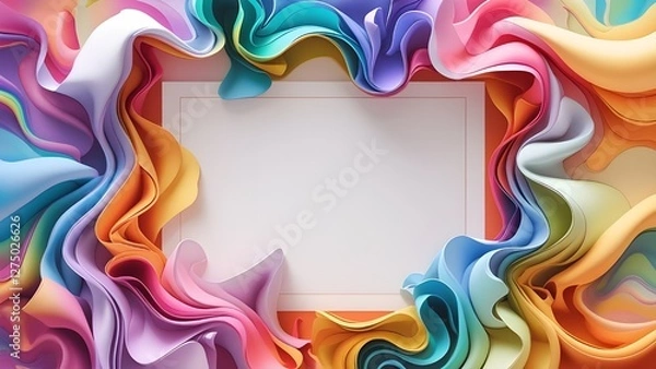 Obraz abstract colorful frame