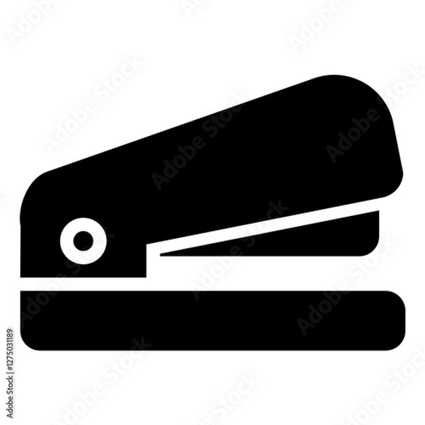 Obraz Stapler Icon in Solid Style
