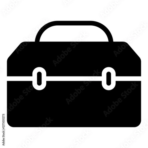 Obraz Toolbox Icon in Solid Style