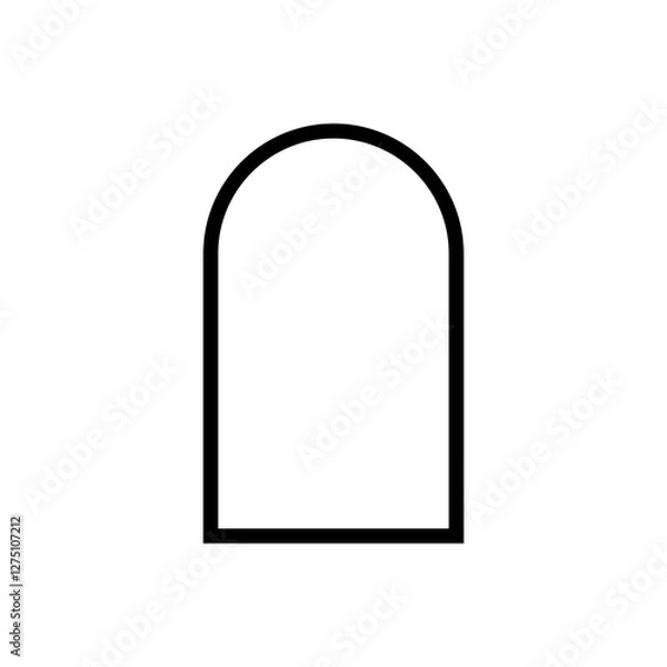Fototapeta islamic arch door and window ornament