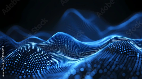 Fototapeta Abstract Blue Tech Art