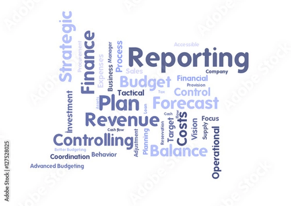 Obraz Financial Reporting word cloud