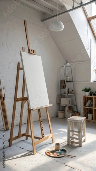 Fototapeta Art Studio Setup for Creative Expression