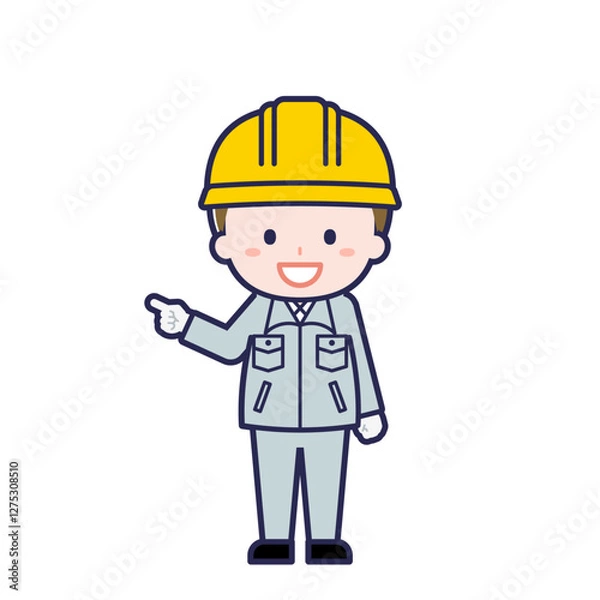 Fototapeta 工事作業員／男性 16