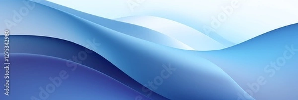 Fototapeta geometric background wave blue