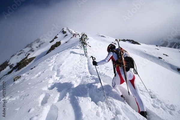Obraz ski alpinisme