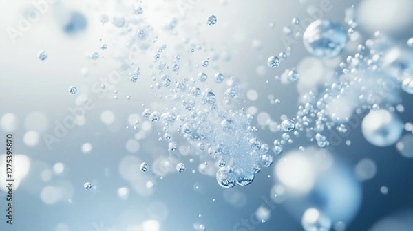 Fototapeta 水飛沫・ボールの背景