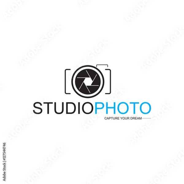 Obraz Camera logo Vector