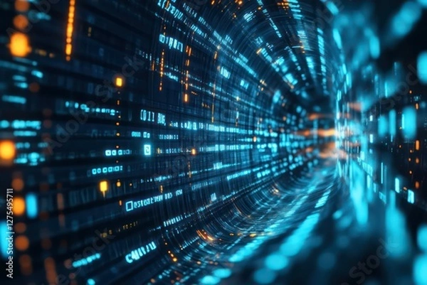Fototapeta Big data. Information concept. 3D render