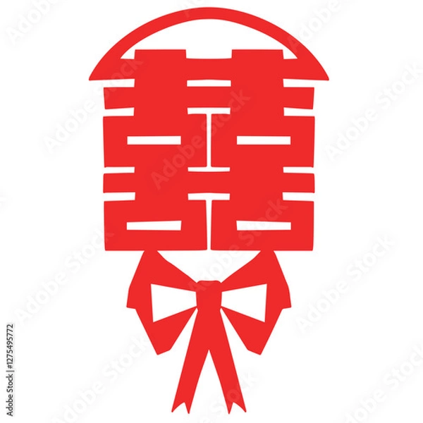 Fototapeta China, text, traditional, pattern, red, line, Asia, oriental, festive,