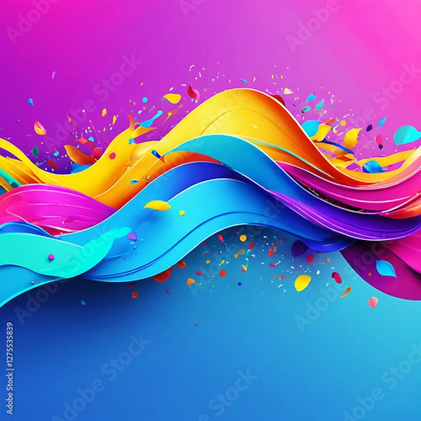 Fototapeta abstract colorful background