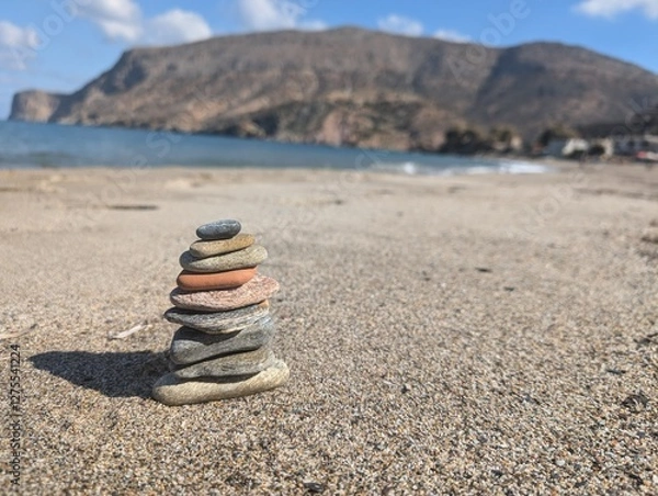 Obraz ZEN Entspannung, Meer, Urlaub Steinstapel