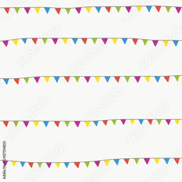 Fototapeta Cute colorful flag line abstract background pattern illustration