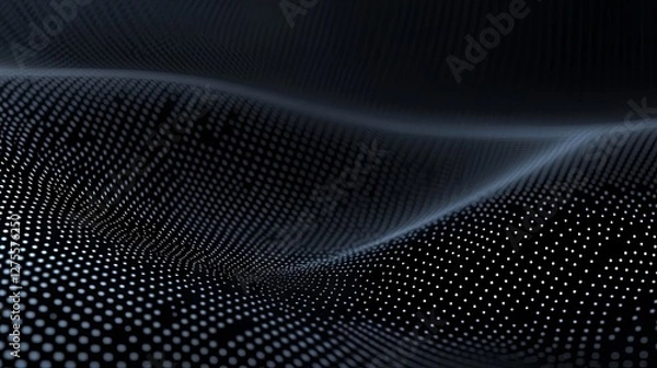 Fototapeta Vector Technology Concept Background with Abstract Pattern