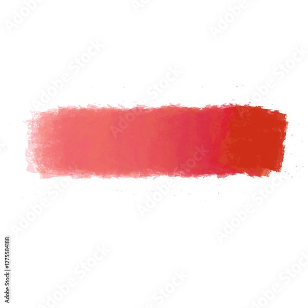Obraz red paint brush strokes