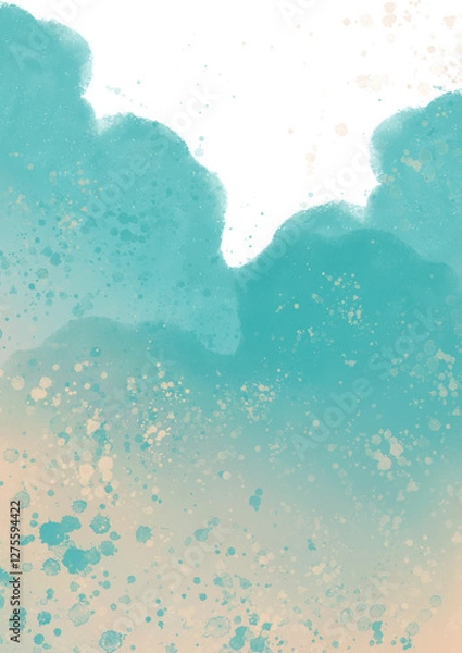 Obraz Watercolor background, wallpaper 