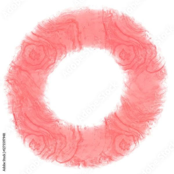 Obraz christmas wreath isolated on white