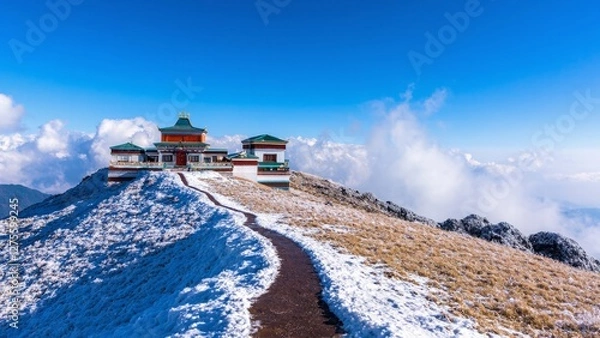 Obraz winter landscape in the mountains