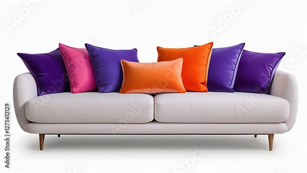 Fototapeta sofa isolated on white