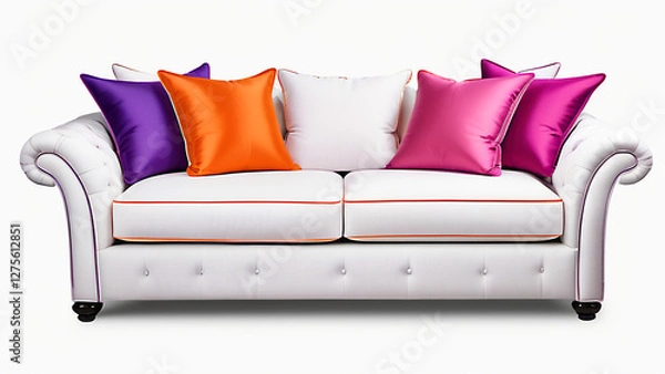 Fototapeta sofa isolated on white