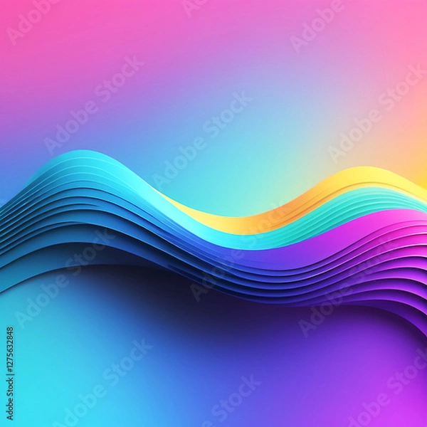 Fototapeta abstract wave background