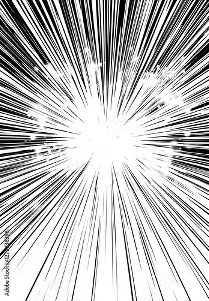 Fototapeta Abstract Radial Lines Background Design