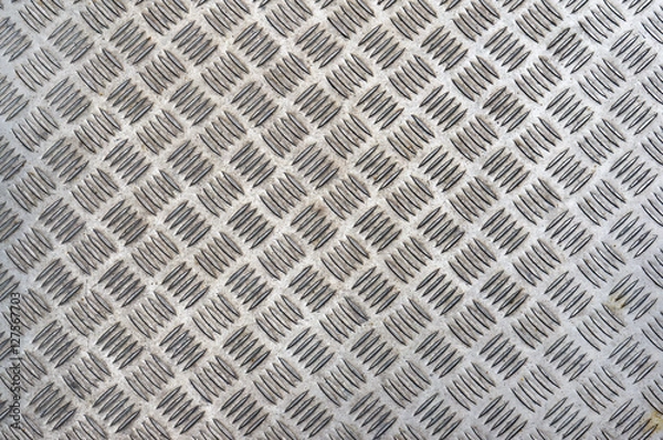 Obraz The surface of the steel platform