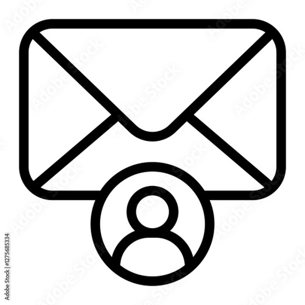 Fototapeta Message Contact