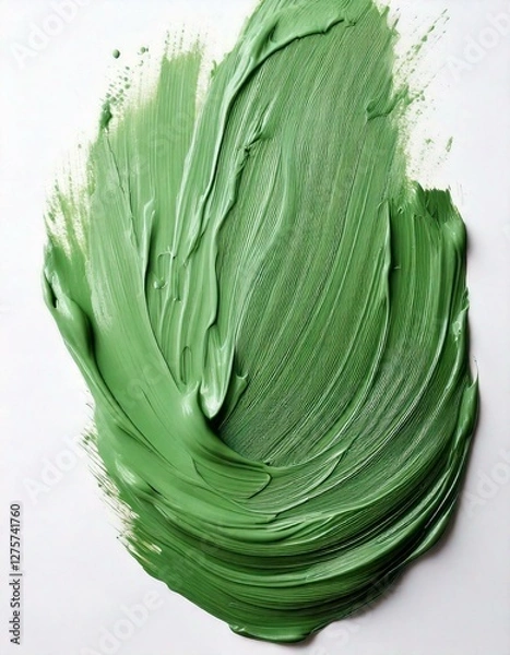 Obraz sage paint stroke on a white background, art , paint strokes