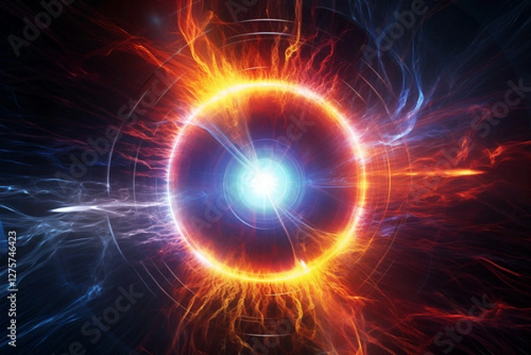 Fototapeta magnetic field