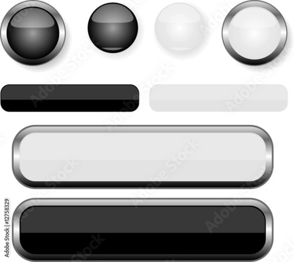 Fototapeta web buttons