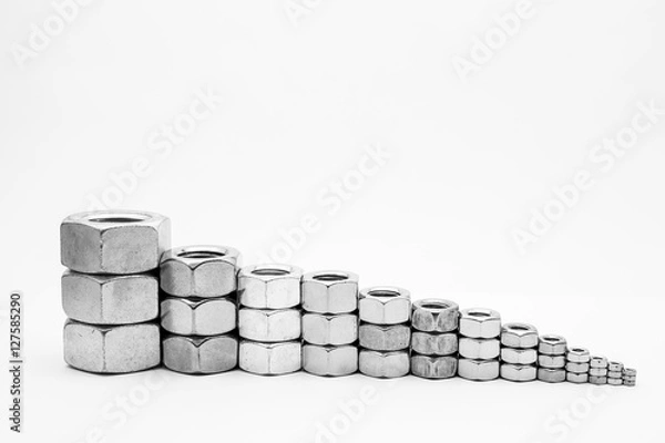 Obraz several iron bolts